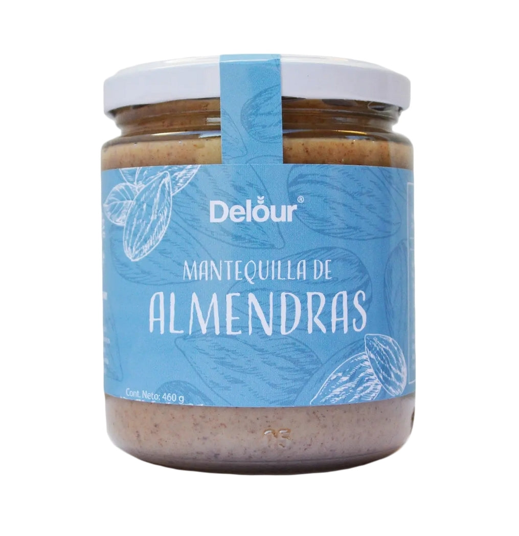 MANTEQUILLA DE ALMENDRAS 460 GR DELOUR